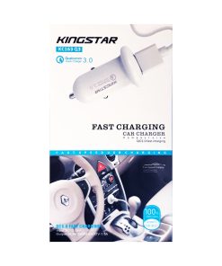 Car Charger KC163 Q3 شارژر فندکی کینگ استار