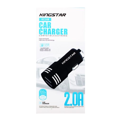 Car Charger KC148 شارژر فندکی کینگ استار