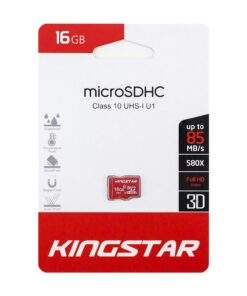 کارت حافظه کینگ استار خشاب دار مدلKingstar MicroSDHC Class 10 UHS-U1 R85