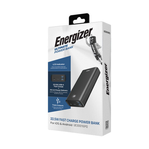 پاوربانک 30000mAh انرجایزر مدل UE30016PQ