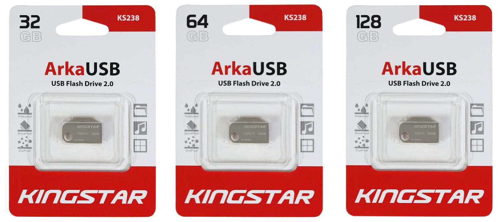 فلش مموری USB2.0 کینگ استار مدل KS238