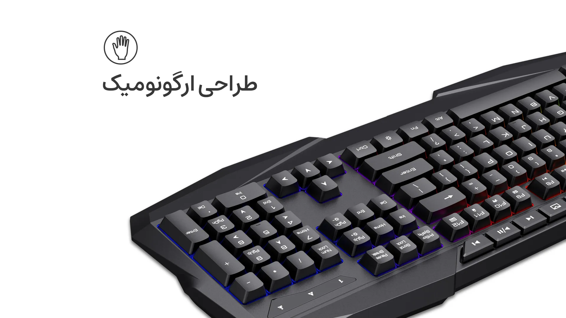 کیبورد گیمینگ هویت مدل KB878L