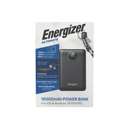 پاوربانک 10000mAh انرجایزر مدل UE10049PQ