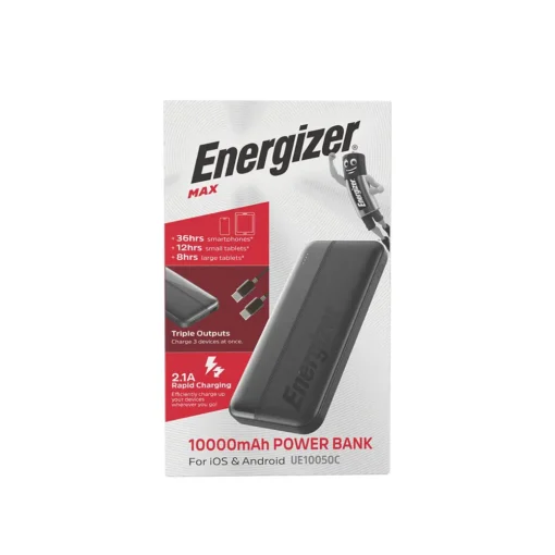 پاوربانک 10000mAh انرجایزر مدل UE10050C