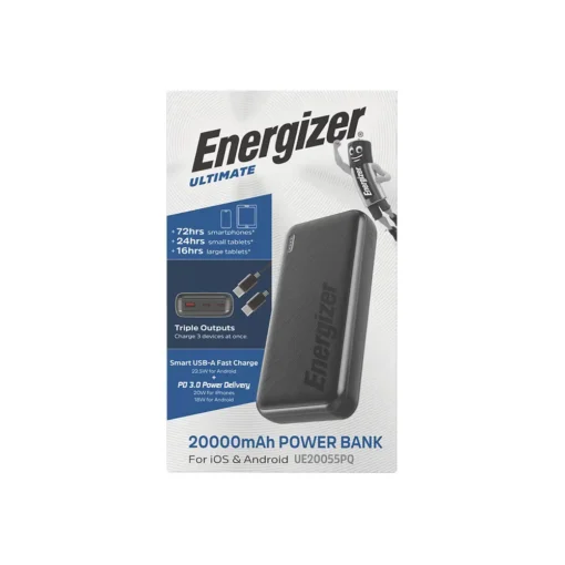 پاوربانک 20000mAh انرجایزر مدل UE20055PQ