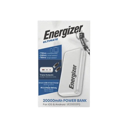 پاوربانک 20000mAh انرجایزر مدل UE20055PQ