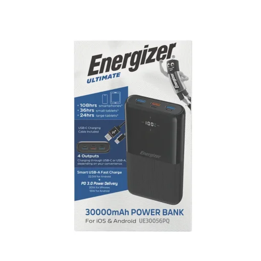 پاوربانک 30000mAh انرجایزر مدل UE30056PQ