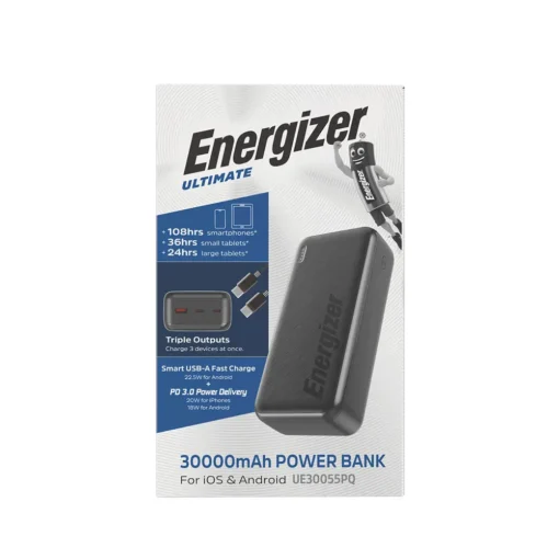 پاوربانک 30000mAh انرجایزر مدل UE30055PQ