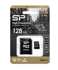 کارت حافظه سیلیکون پاور مدل Golden Series High Endurance microSDXC UHS-1