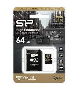 کارت حافظه سیلیکون پاور مدل Golden Series High Endurance microSDXC UHS-1