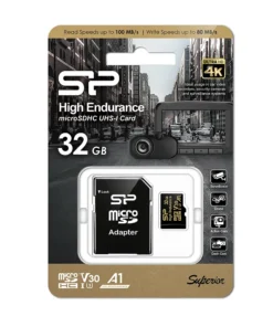 کارت حافظه سیلیکون پاور مدل Golden Series High Endurance microSDXC UHS-1