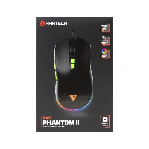 ماوس گیمینگ باسیم فنتک مدل PHANTOM II VX6